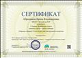 Сертификат участия в вебинаре "Хорошо говорим! Голос и речь как инструменты педагога" Сертификат участия в вебинаре "Хорошо говорим! Голос и речь как инструменты педагога"